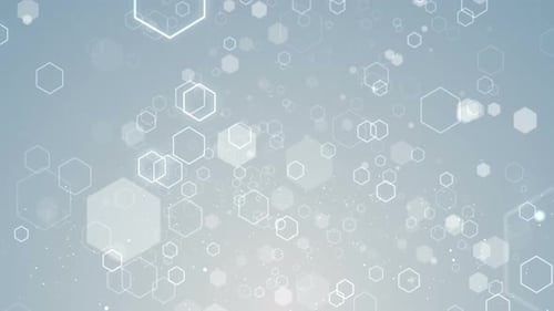 Clean Abstract Hexagon Loop Background