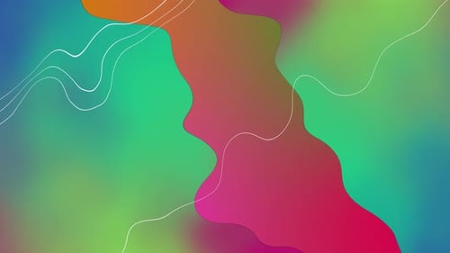 Abstract colorful wavy background