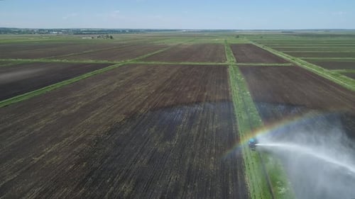 Irrigation System on Agricultural Land