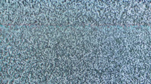 Full Screen of Noisy Television Static