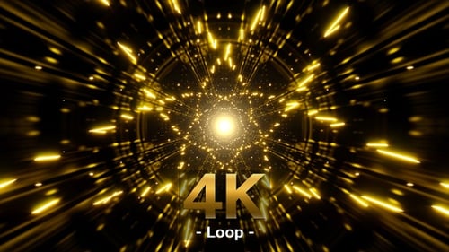 Yellow Star Light Tunnel