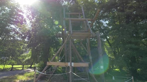 Balançoire en bois