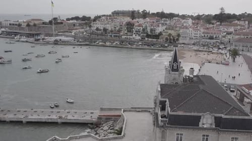 Cascais city harbor