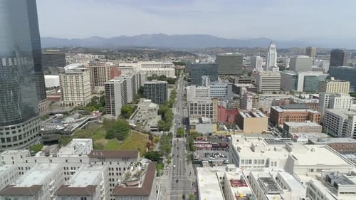 Aerial view of Los Angeles