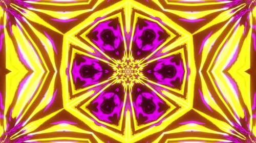 Vj Loop Purple Neon kaleidoscope