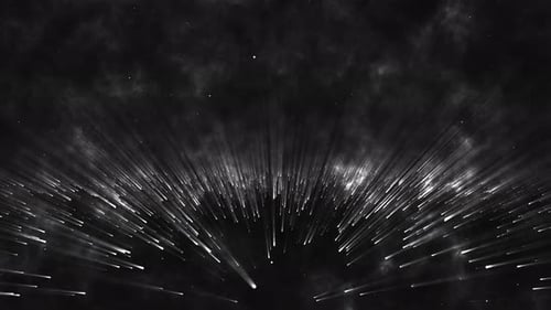 Abstract space and stars particle light background