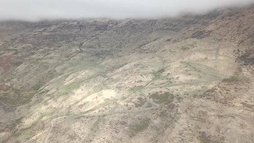 Rolling Hills Landscape Aerial View