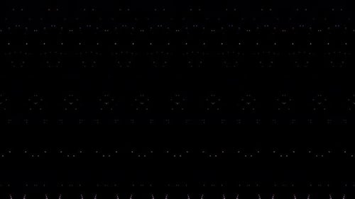 Abstract Grid of Moving Particles Background