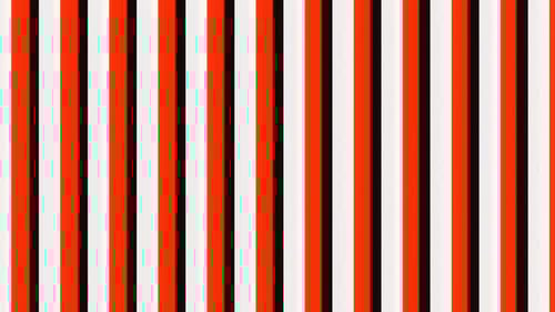 Pulsing Red White Black Vertical Stripes Animated Background