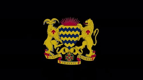 Coat Of Arms Of Chad With Alpha Channel - 4K