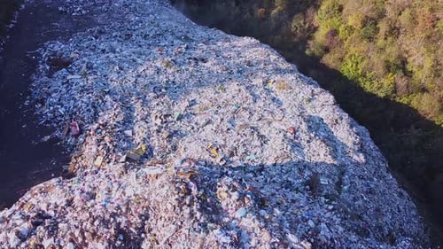 Aerial View of City Garbage Dump V3