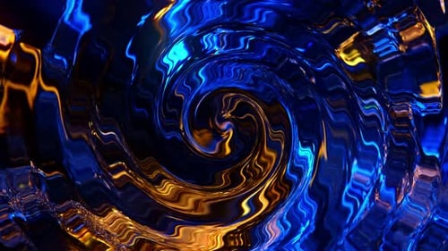 Rotation de cercles lumineux