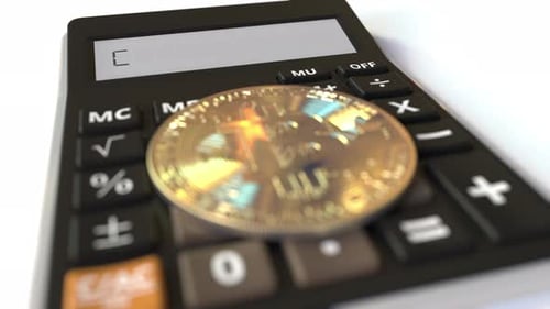 CRYPTO-Text auf dem Taschenrechner-Display und
