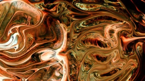 Abstract Paint Swirls and Flows