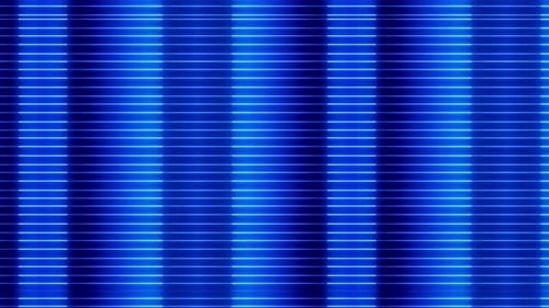 Futuristic Glowing Blue Neon Lines Motion Background