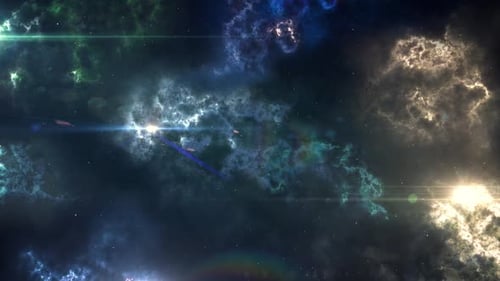 Abstract Galaxy in the Deep Blue Universe