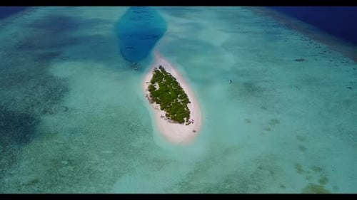 Aerial drone view sky of luxury sea view beach holiday by blue green sea with clean sand background