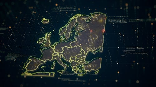 Karte Europakarte Gefahrenpaket Full HD