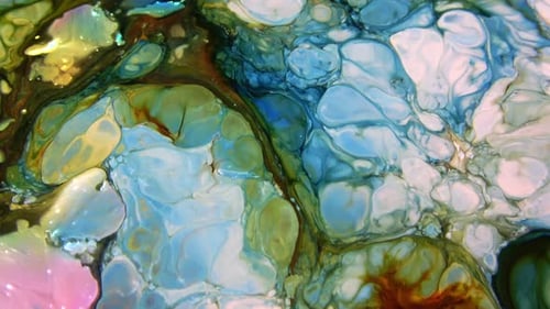 Diffusion abstrakter Farben