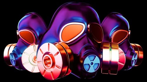 Gas Mask VJ Loop