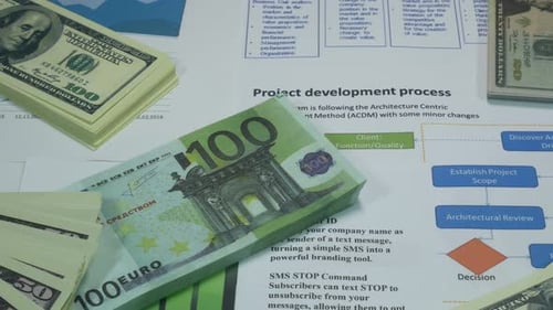 Business Planning Diagrams And Money
