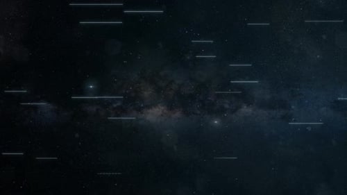 Space Travel at Warp - Side On