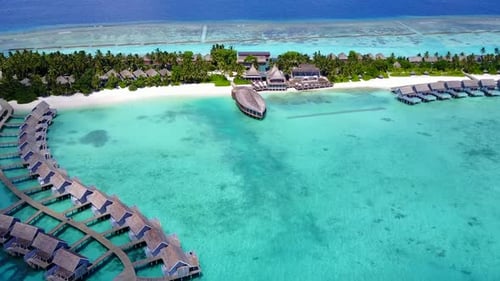 Aerial texture of coast beach by water with sand background