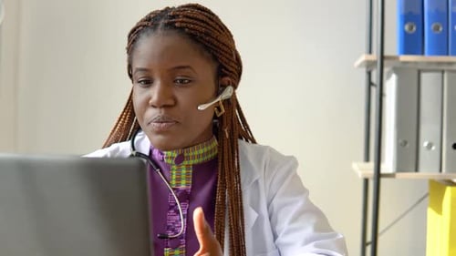 Medical Professional Telemedicine Online Video Call Consultation