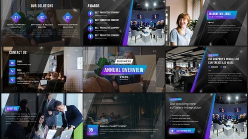 Business Annual Overview For Premiere Pro