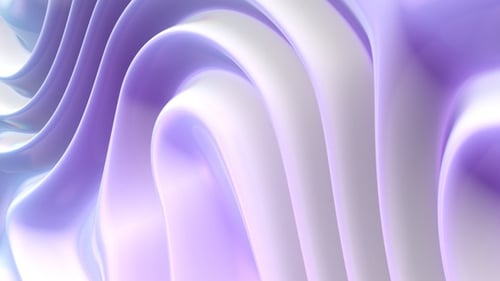 Smooth Abstract Iridescent Fluid Waves Background