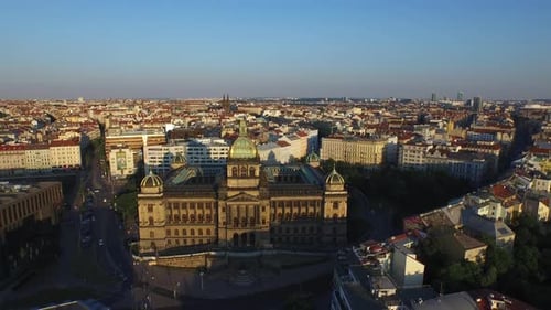 Aerial shot of the National Museum