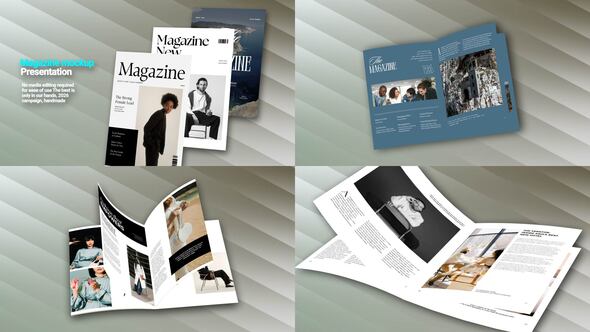 Professional Magazine Page Turn Animation Reveal, Product Promo ft ...