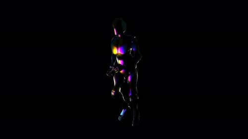 Robot Run 4k
