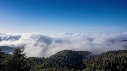 Cloud at Mountains Zeitraffer