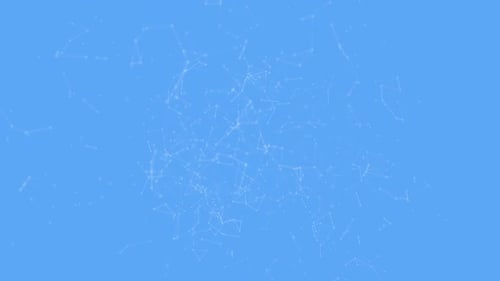 Abstract Digital Network Connections Background Animation