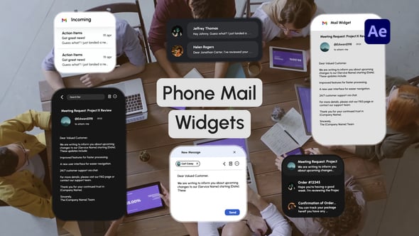 Phone Mail Widgets, Elements ft. android & app - Envato