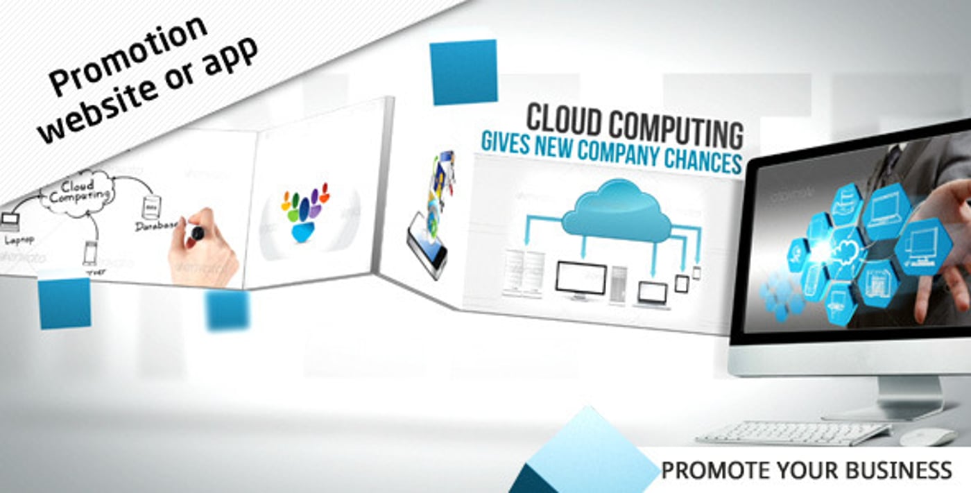 Modern Business Technology and Website Promotion Presentation, Product ...