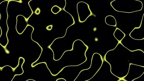 Abstract Background Yellow Neon Lines
