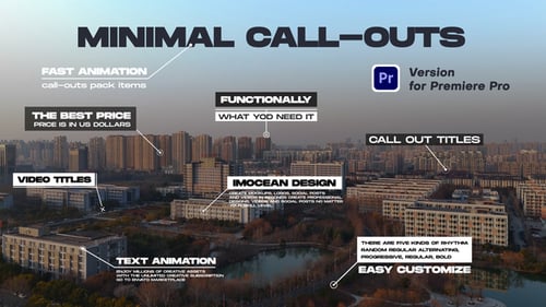 Minimal Call-Outs X | Premiere Pro