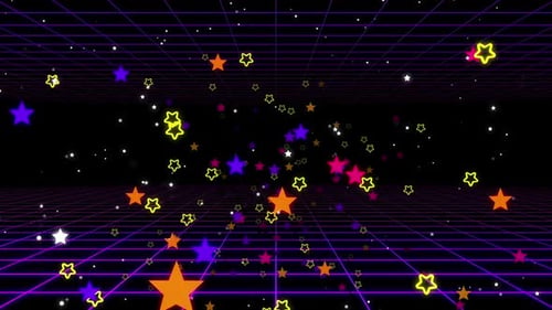 Bunte Sterne Tunnel 02 Hd