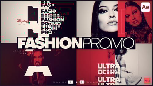 Dynamic Fashion Promo with Glitch Effects and Bold Typography