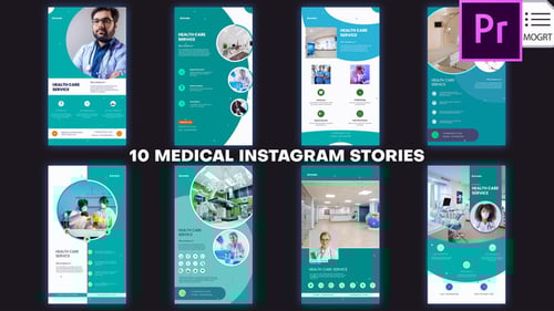 Modern Health Care Service Instagram Stories