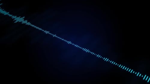 Abstract Audio wavefrom music waves oscillation