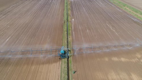 Irrigation System on Agricultural Land