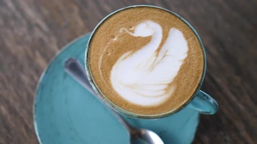 Latte Art Concept