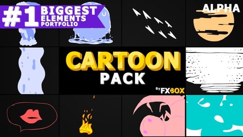 Hand Drawn Cartoon FX Elements Animation Pack