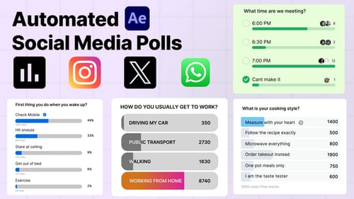 Social Media Polls Maker - X, WhatsApp, Instagram