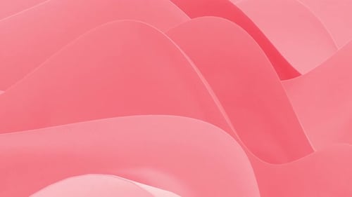 3D abstrakte bunte Formen Wellenrot