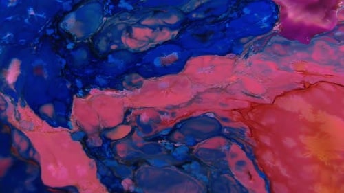 Demonstration abstrakter Farben