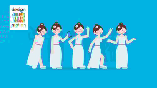Animated Bride Character Kit: Diverse Walks, Actions, and Sports Motions